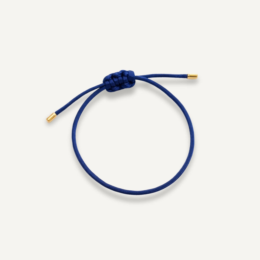 Pulseira da Proteção Macramê de Ouro