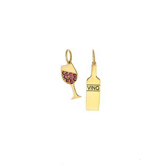 Pingente Vino - Ouro