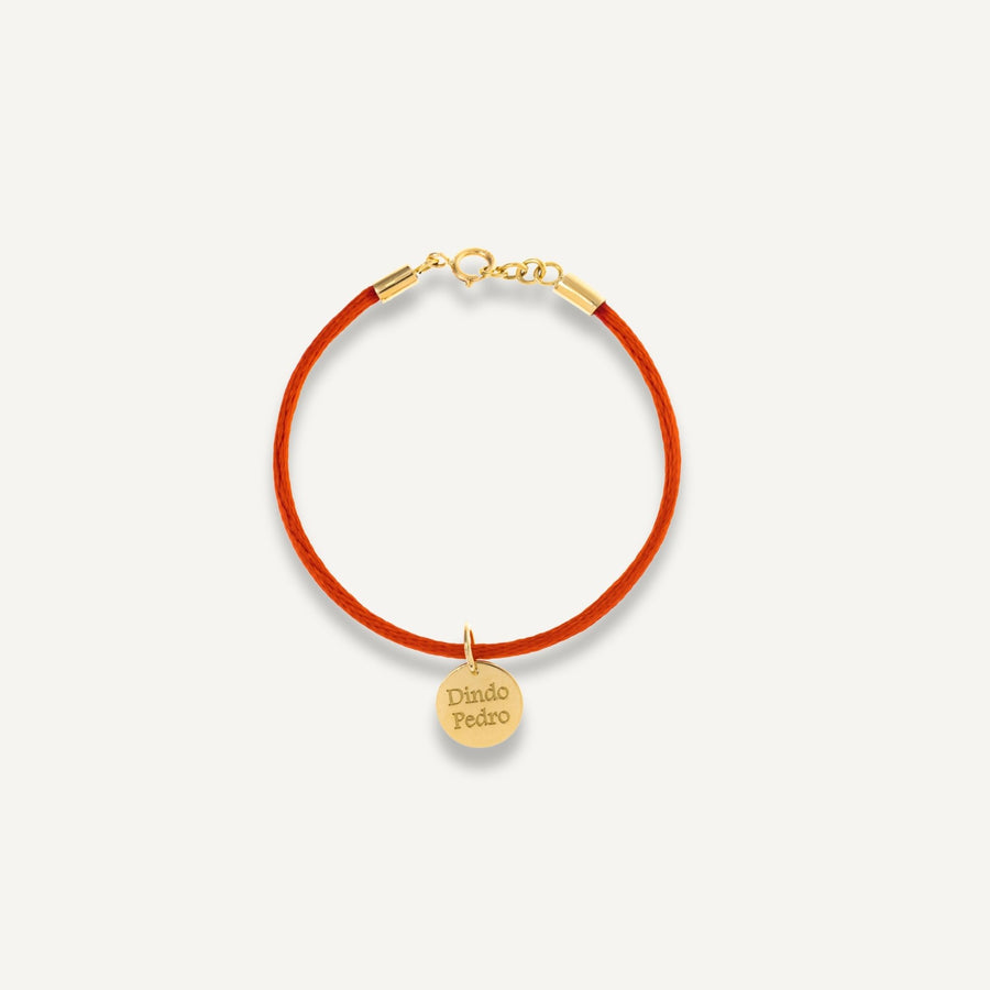 Pulseira da proteção com fecho - Ouro