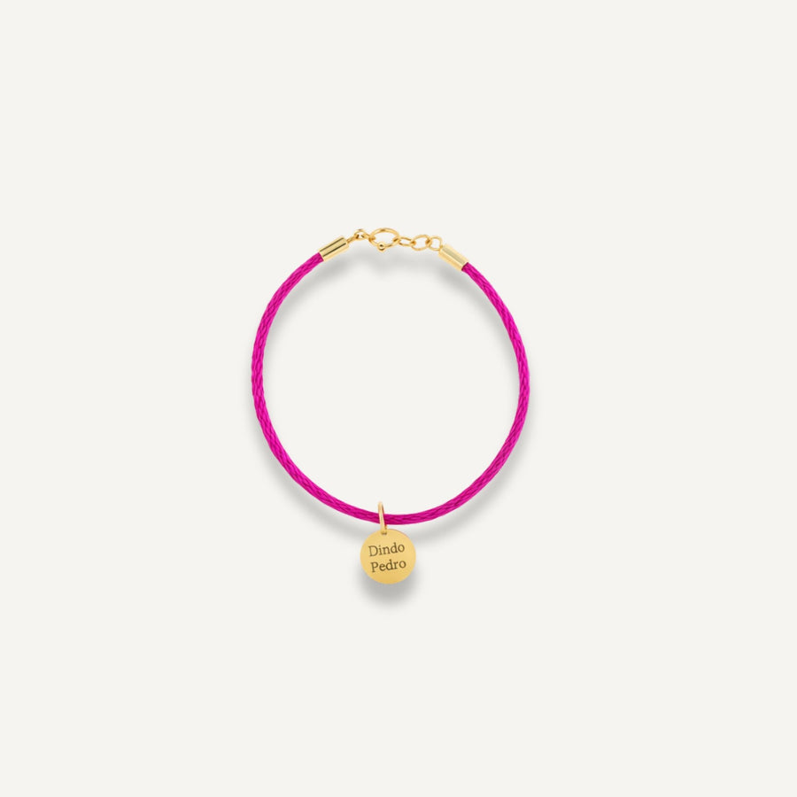 Pulseira da proteção com fecho - Ouro