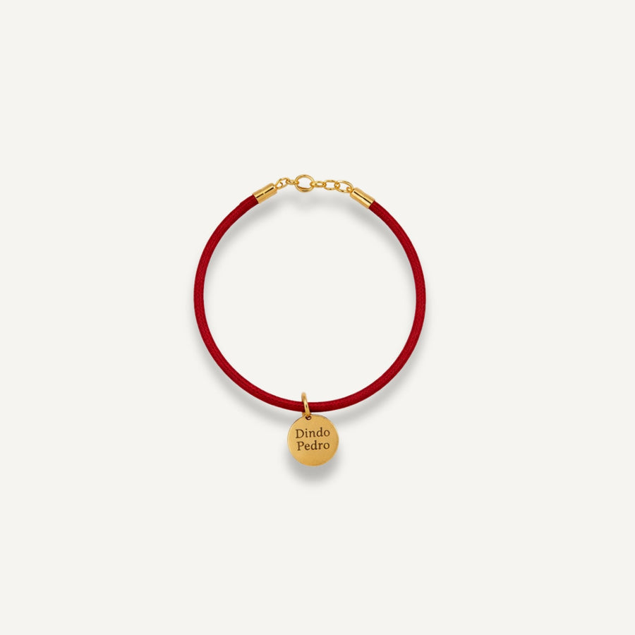 Pulseira da proteção com fecho - Ouro