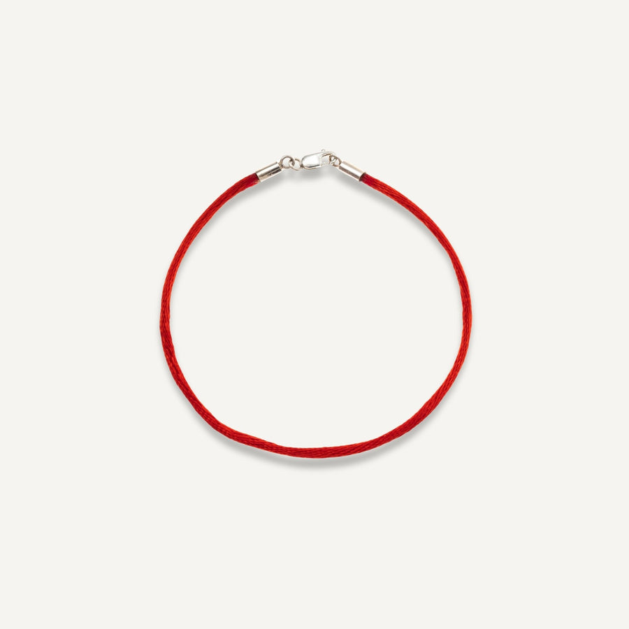 Pulseira da Proteção Com Fecho - Prata