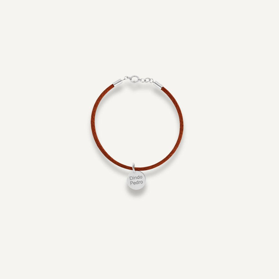 Pulseira da Proteção Com Fecho - Prata