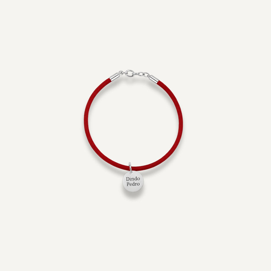 Pulseira da Proteção Com Fecho - Prata