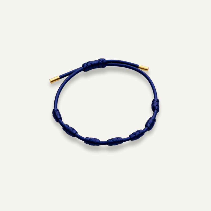 Pulseira da Protecao 7 Nós de Ouro