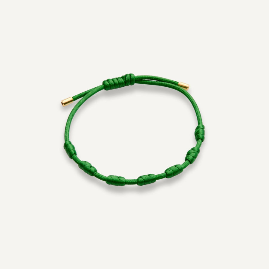 Pulseira da Protecao 7 Nós de Ouro