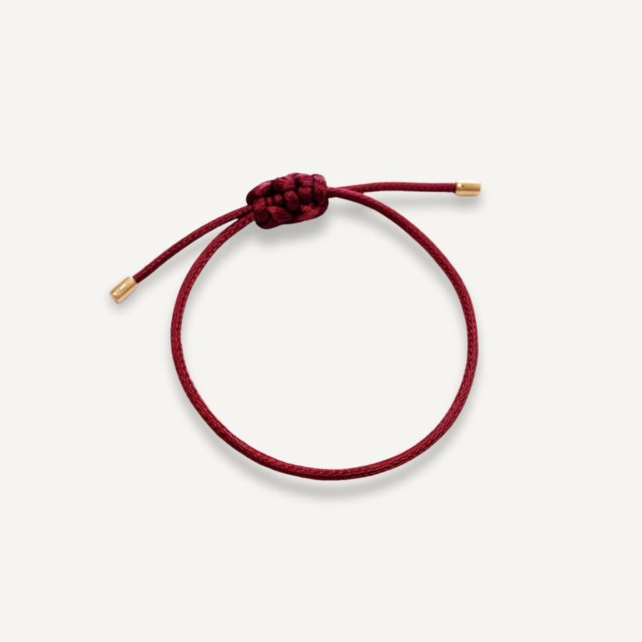 Pulseira da Proteção Macramê de Ouro