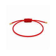 Pulseira da Proteção Macramê de Ouro