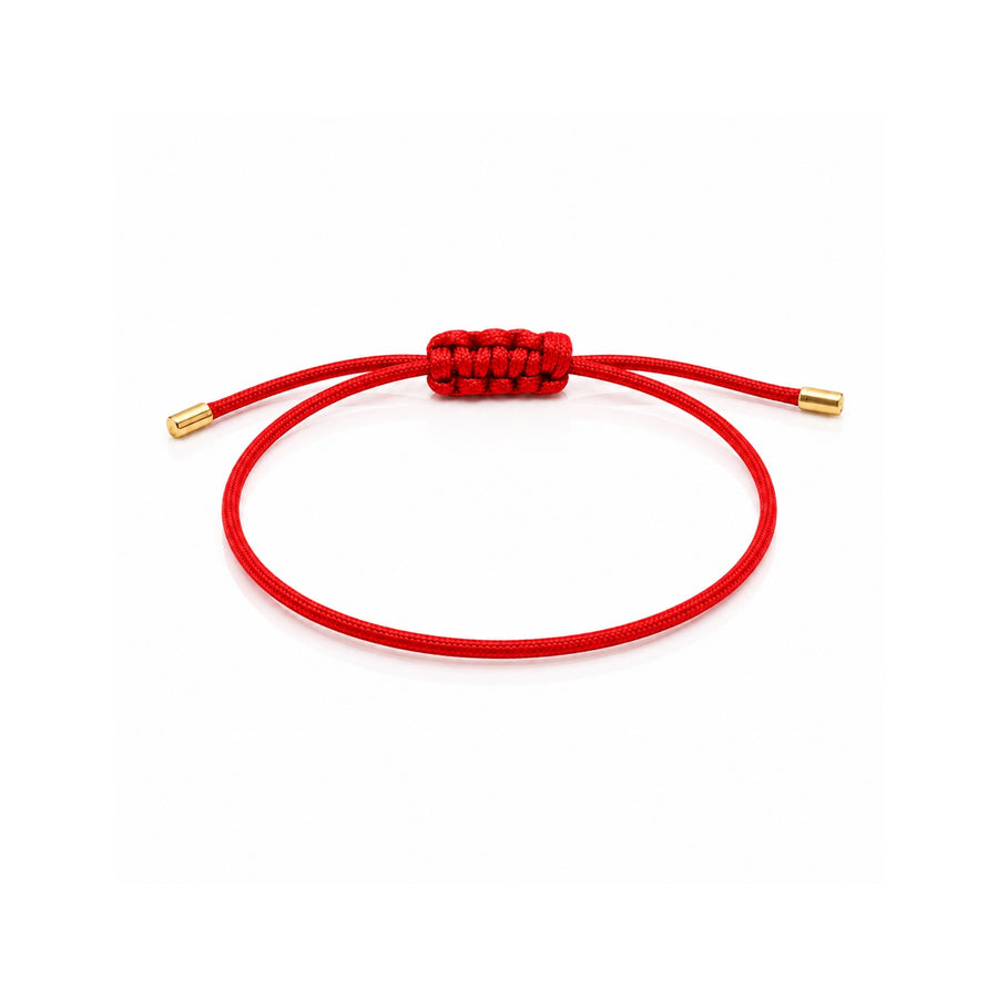 Pulseira da Proteção Macramê de Ouro