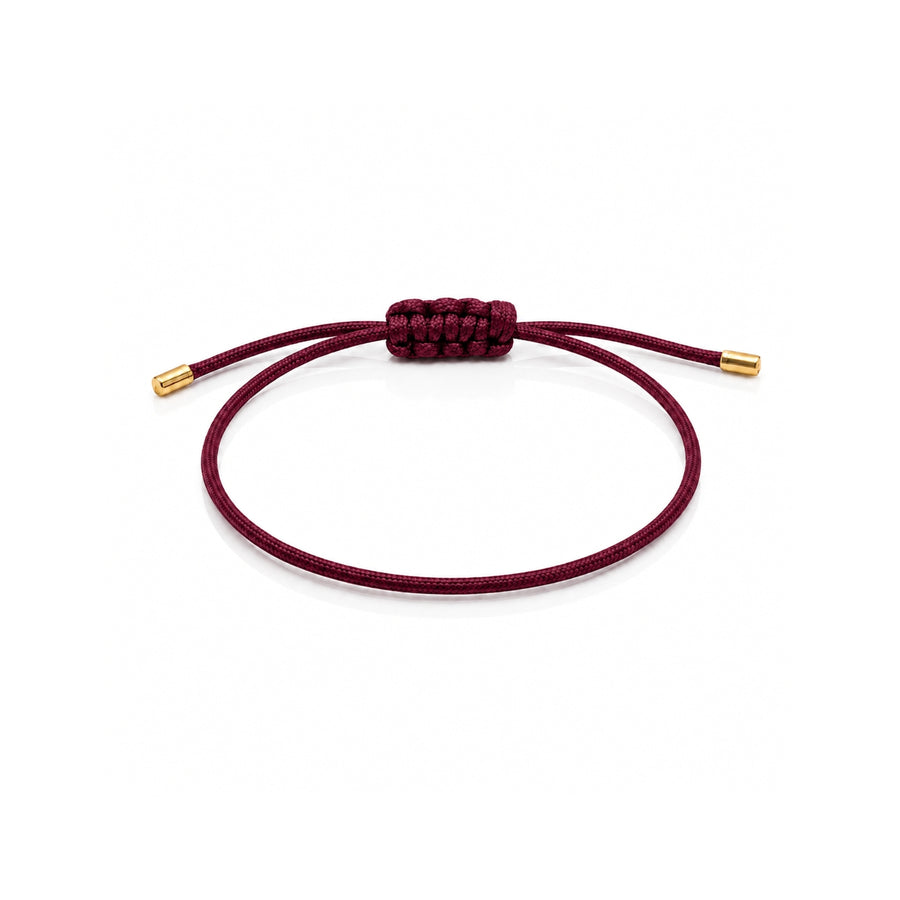 Pulseira da Proteção Macramê de Ouro
