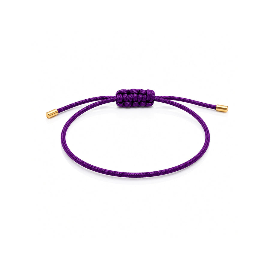 Pulseira da Proteção Macramê de Ouro
