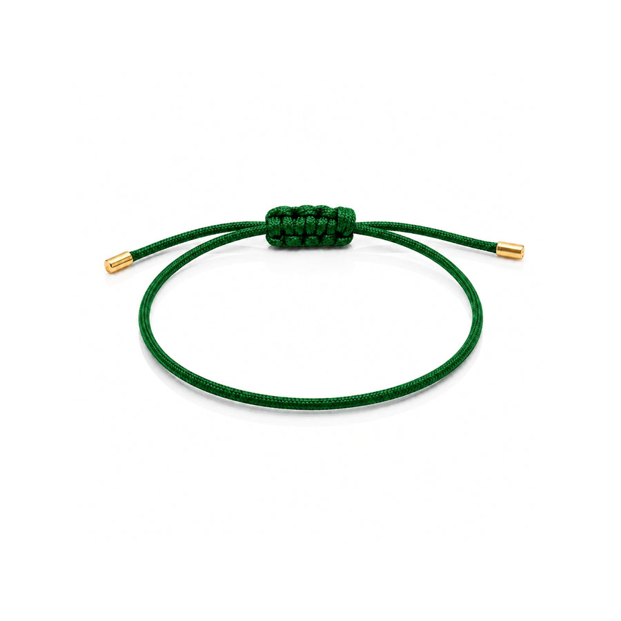 Pulseira da Proteção Macramê de Ouro