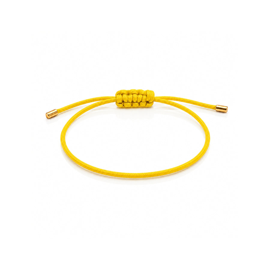 Pulseira da Proteção Macramê de Ouro