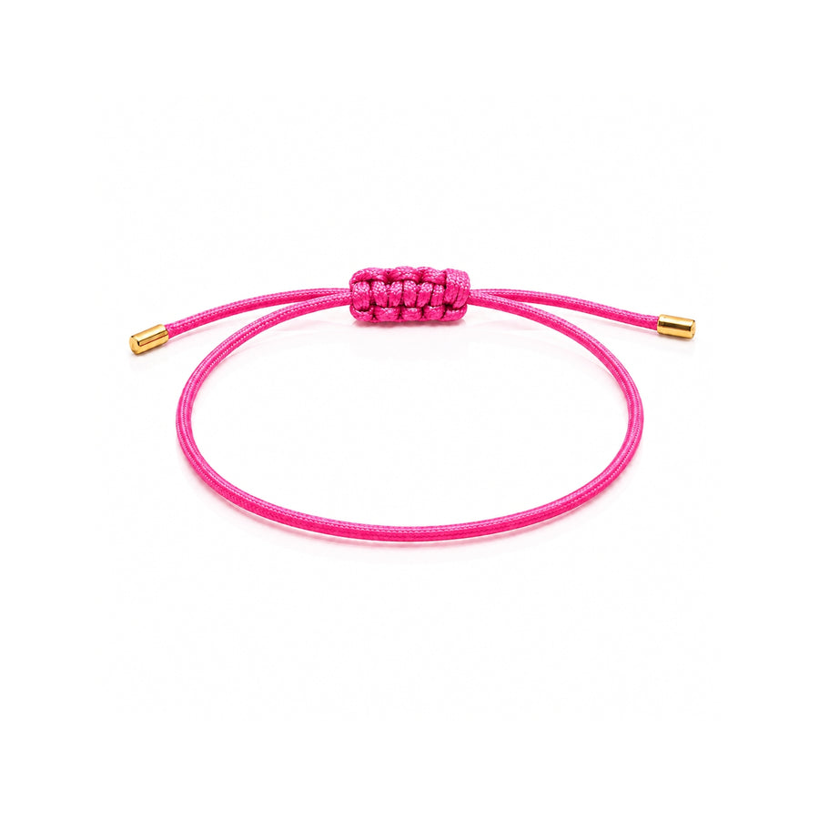 Pulseira da Proteção Macramê de Ouro