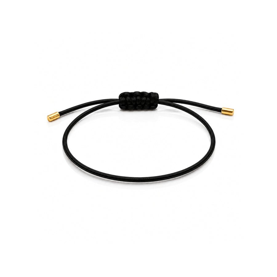 Pulseira da Proteção Macramê de Ouro