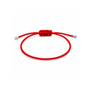 Pulseira da Proteção Macramê de Prata