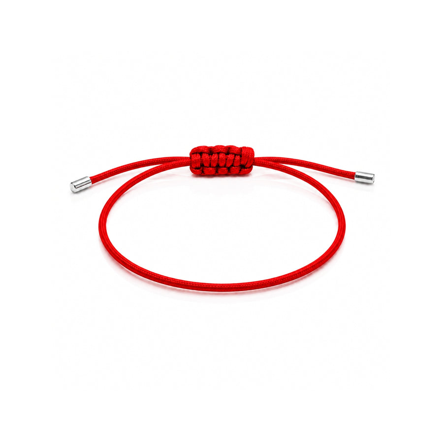 Pulseira da Proteção Macramê de Prata