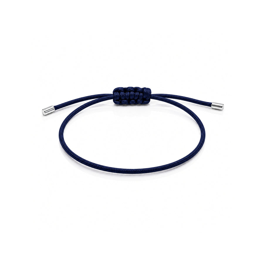 Pulseira da Proteção Macramê de Prata
