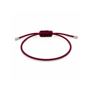 Pulseira da Proteção Macramê de Prata