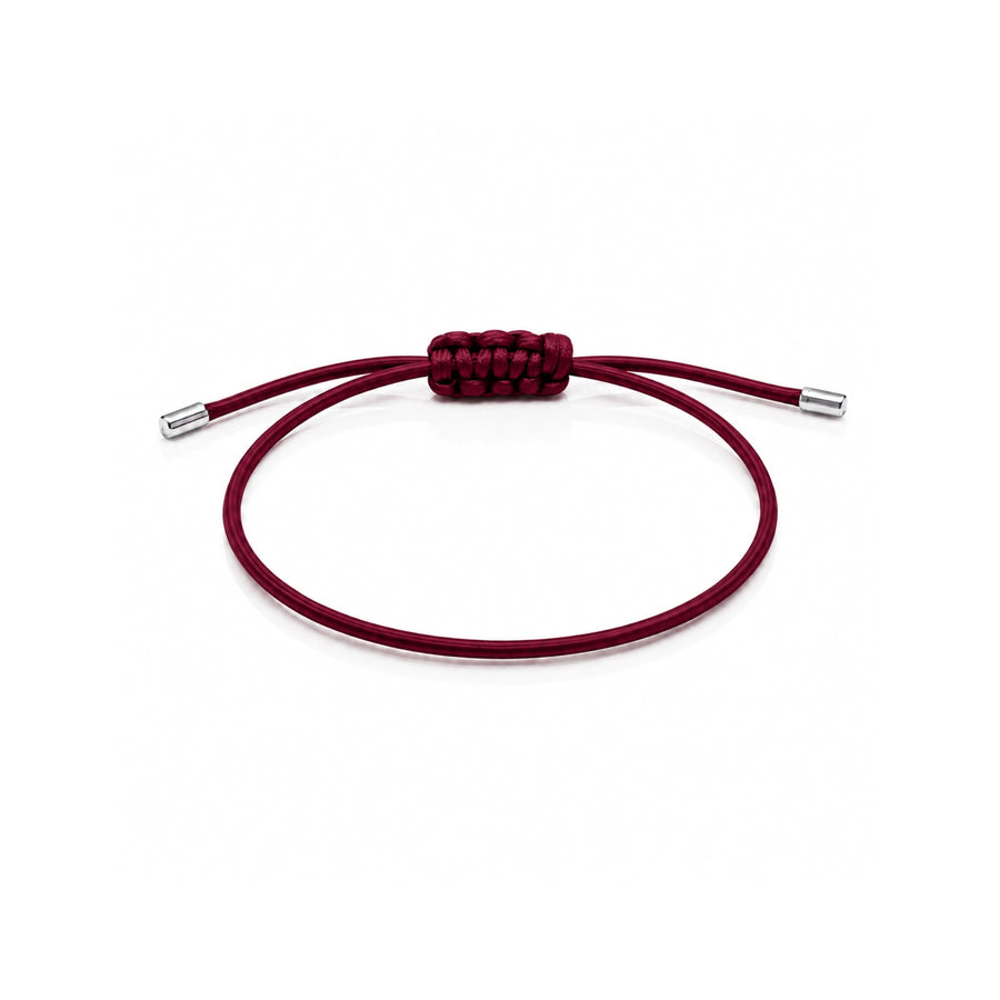 Pulseira da Proteção Macramê de Prata