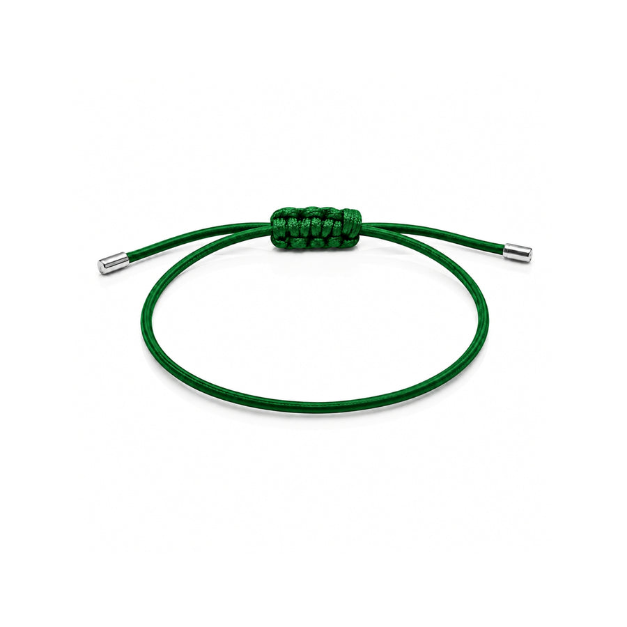 Pulseira da Proteção Macramê de Prata