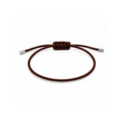 Pulseira da Proteção Macramê de Prata