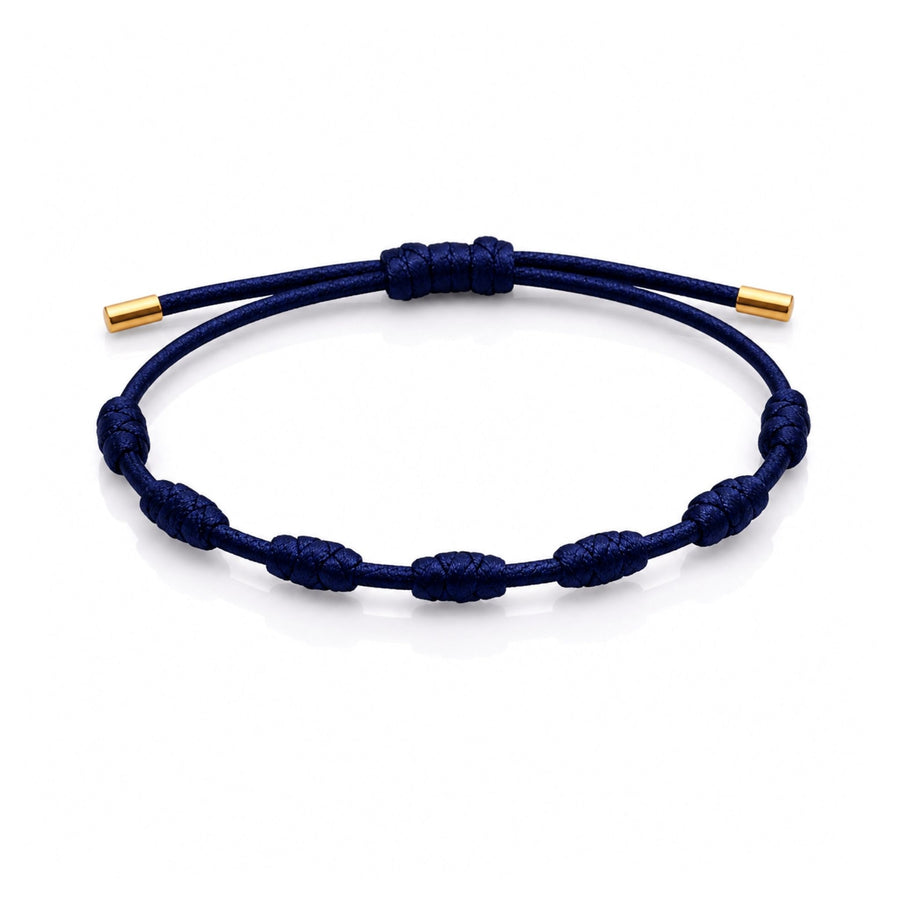 Pulseira da Protecao 7 Nós de Ouro