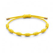Pulseira da Protecao 7 Nós de Ouro