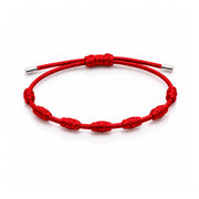 Pulseira da Proteção 7 Nós de Prata