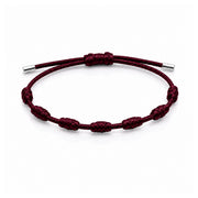 Pulseira da Proteção 7 Nós de Prata