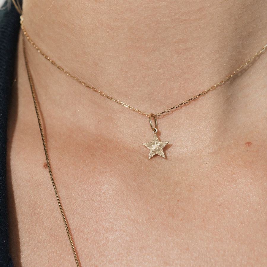 Pingente Estrela - Ouro