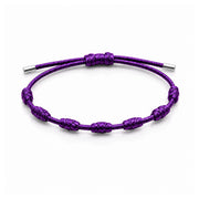 Pulseira da Proteção 7 Nós de Prata