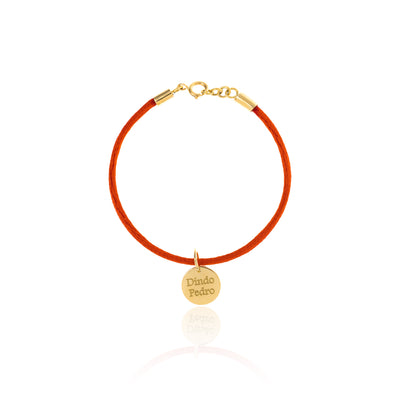 Pulseira da proteção com fecho - Ouro