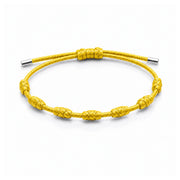 Pulseira da Proteção 7 Nós de Prata