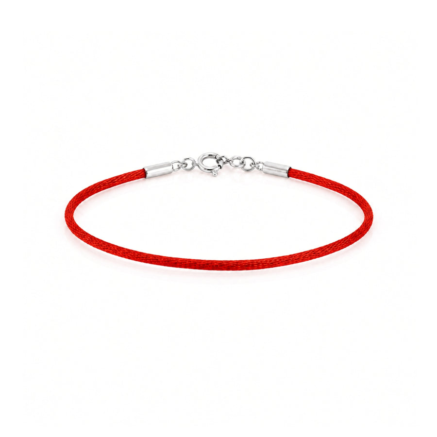 Pulseira da Proteção Com Fecho - Prata